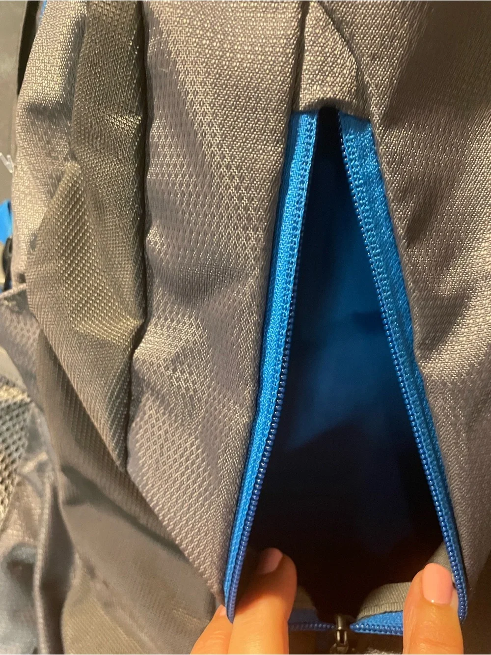 JanSport Agave 32L Backpack Gray Blue Hiking Laptop Travel School Daypack